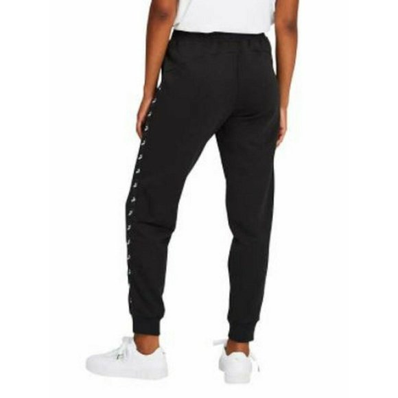 PUMA Women Side Logo Joggers Pants -Black - Picture 2 of 7
